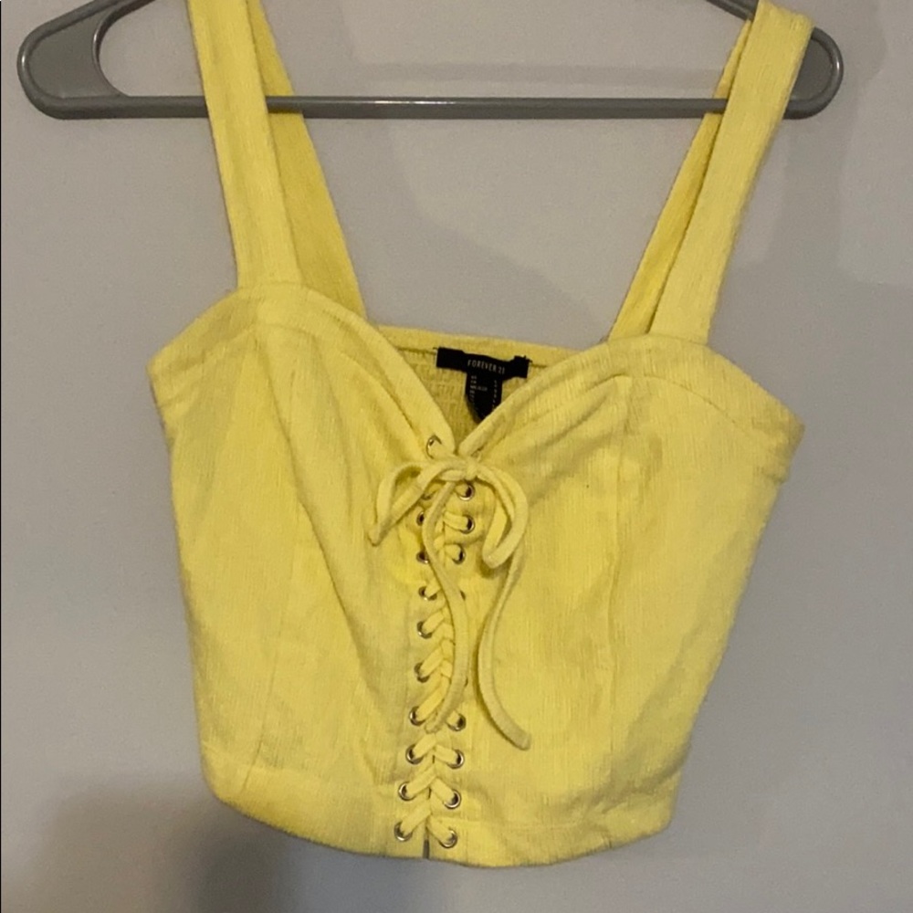 Yellow Going Out Top